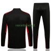 AC Milan Ensemble Sweat d'Entraînement Quarter-Zip 22-23 Noire Pour Homme